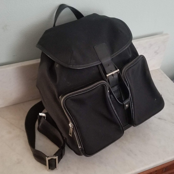 bally backpack leather